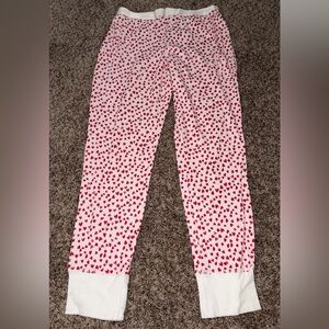 Victoria Secret Heart Pajama Ribbed Bottoms! Size XL!
